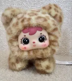 SAMUEL ヒョウ柄ぬいぐるみ キーホルダー 動物　ピンク　ブラインドボックス