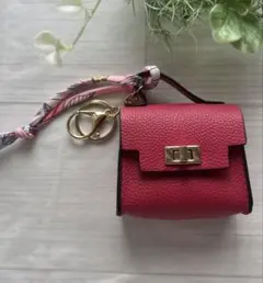 ミニバッグチャーム キーホルダー AirPodsケース コインケース