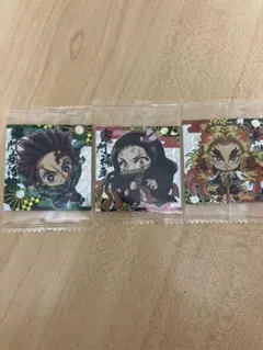 鬼滅の刃 ウエハース シール　スーパーレア３枚セット