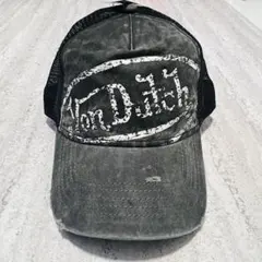 海外限定 von dutch ヴォンダッチ メッシュキャップ ダークグレーのサムネイル