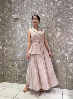 Randa ジャケットライクワンピース　サイズ1 ピンク