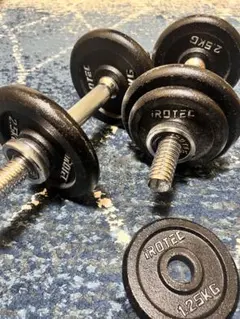 ダンベル60KGセット（アイアン） 片手30KG×2個セット/IROTEC - メルカリ