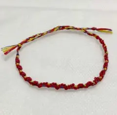 ハンドメイド　ミサンガ　3色　細め　ブレスレット　アンクレット