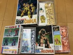 ドラグナー、【旧キット】バンダイ 銀河漂流バイファム、計3点セットプラモデル
