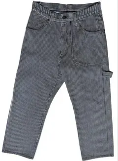 グラム 希少 ビッグシルエットオーバーサイズ ヒッコリーパンツ ペインターパンツ