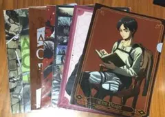 進撃の巨人　クリアファイル　7枚セット　エレン　アルミン　ミカサ