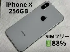 iPhone x 256gb 背面割れ　ジャンク iPhone X Silver 256GB au ジャンク品 画面浮き・背面割れ iPod