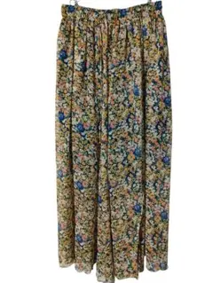 IENA　小花柄マキシスカート