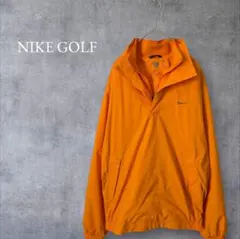 NIKE ナイキ ゴルフ ワンポイント 刺繍ロゴ ナイロンジャケット М