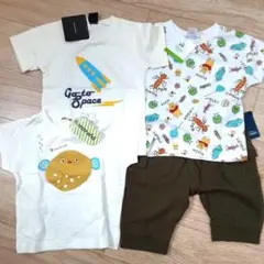 プーさん　ディズニー　くまのプーさん　Tシャツ三枚とパンツセット　新品