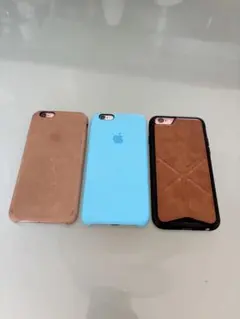 iPhone 6s ケース3個セット ローズゴールド シルバー ジャンク本体込み