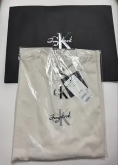 CK JK カルバンクライン ジョングク レーシングストライプリラックスT