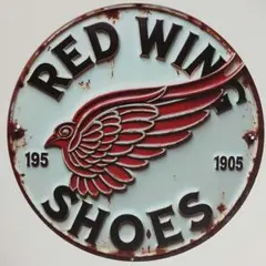 RED WING SHOES レトロ風 ブリキ看板 OE059