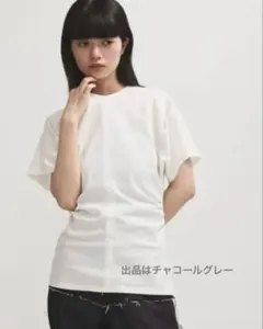 waist tuck tee ADAM ET ROPE' FEMME カットソー