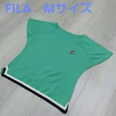 FILA 　フィラ　テニス シャツ　Мサイズ　グリーン
