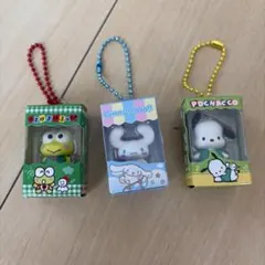 サンリオキャラクターズ　ケロッピ　ポチャッコ　シナモロール