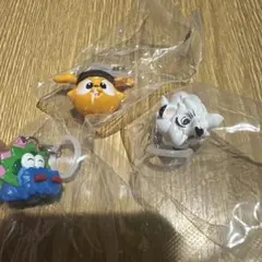 ひ*ふ様 プロ野球マスコットめじるしアクセサリー　3個セット　スライリー、レオ、