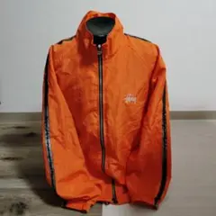 Stussy ナイロンジャケット M レッド/ベージュ - メルカリ