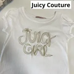 【送料無料】JUICY COUTURE コットンラメロゴ刺繍　Tシャツのサムネイル