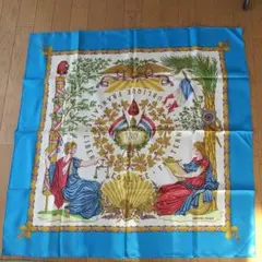 HERMÈS フランス革命 シルクスカーフ 90cm ジャンク品