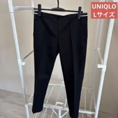 ユニクロ　アンクルパンツ　ブラックカラー　サイズL スラックス