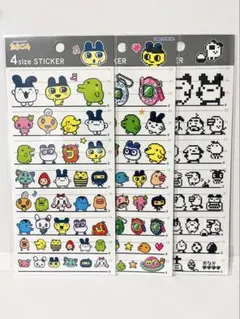 【正規品】4size STICKER たまごっち 3枚セット