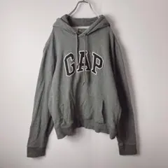 古*e様 GAP Y2K パーカー　裏起毛無し　パッチロゴ　メンズ　古着