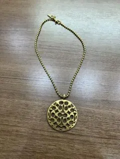 COACH シグネチャー サークル ネックレス ゴールド