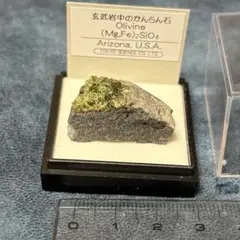 감람석 거친 표본 광석