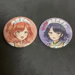 霧島ハル　リストバンド　ハルルナ　缶バッジ　バレンタイン ハルルナ バレンタイン 缶バッジ 霧島ハル 霧島ルナ - メルカリ