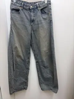 バレルレッグジーンズ GU