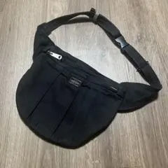 PORTER ポーター 　ヘリンボーン　キャンバス　ショルダーバッグ　ウエスト