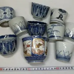 清水焼 手描き湯呑み3点と 急須 (山本壹楽 壹楽窯 1点) - メルカリ