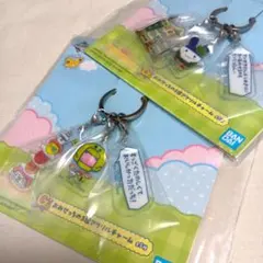 たまごっち 一番くじ ◆G賞 3連アクリルチャーム 2点　みみっち くちぱっち