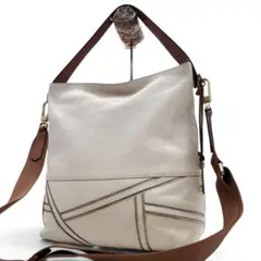 FOSSIL ショルダーバッグ 2way レザー A4◎ 肩掛け◎ 斜め掛け◎