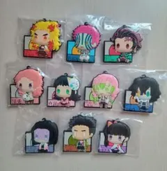 鬼滅の刃 一番くじ ちょこのっこ ラバーストラップセット