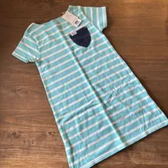 Lee ボーダー 半袖Tシャツ サックス 110cm 新品のサムネイル