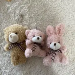 ぬいぐるみマスコット 3点セット