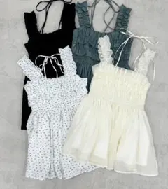 ナイスクラップ ビスチェワンピーストップス