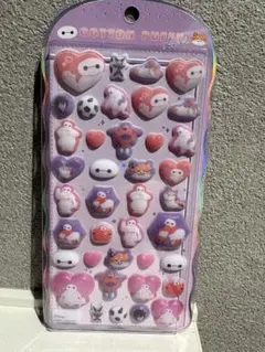 コットンパフィーシール　ベイマックス　ディズニー
