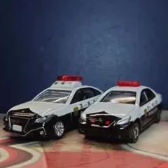トミカリミテッド クラウンパトカー(改)(稀少ドアミラー付き)鬼キャン