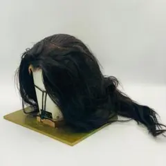 岡守かつら、黒、洗い髪、中大サイズ、中古舞踊かつら、日本髪かつら、大衆演劇かつら 岡守かつら、黒、洗い髪、中大サイズ、中古舞踊かつら、日本髪
