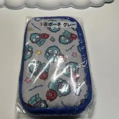 キャラクター ポーチ グレー