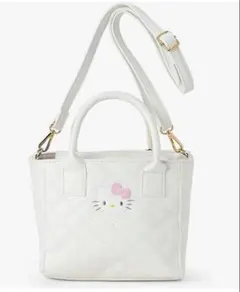 サンリオ　キャラクター　キルト　Hellokitty 2WAY ショルダーバッグ