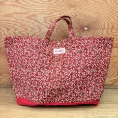 ピンクハウス　花柄トートバッグ　大容量　ヴィンテージ