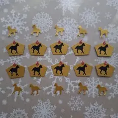 *139 ダイカット　クラフトパンチ　絵馬　馬　干支　年賀状　素材