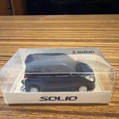 スズキ ソリオ ミニカー キーホルダー ブルー　非売品のサムネイル