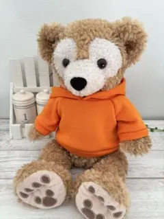 パーカー オレンジ☆ダッフィーS シェリーメイS☆ハンドメイド コスチューム洋服