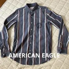 AMERICAN EAGLE ストライプシャツ S