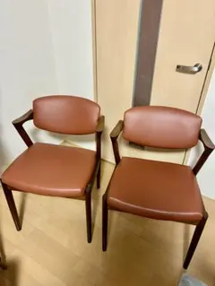 カイ・クリスチャンセン No.42 2脚セット（ヴィンテージ）張り替え済・美品